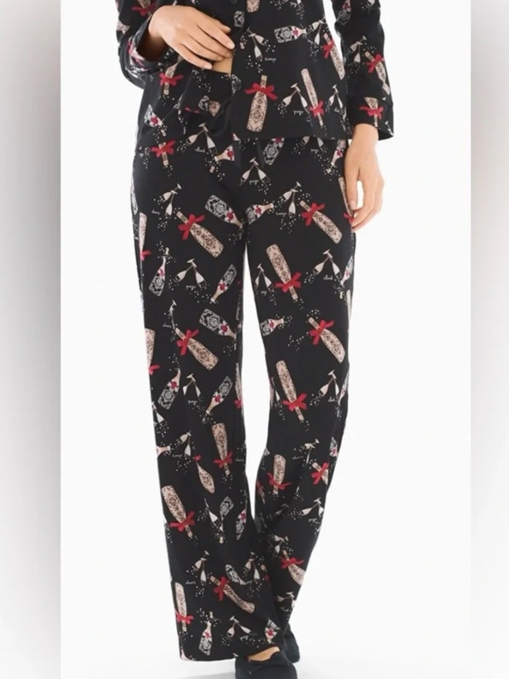 Soma Pajama Botttoms in Cheers to Us Pattern